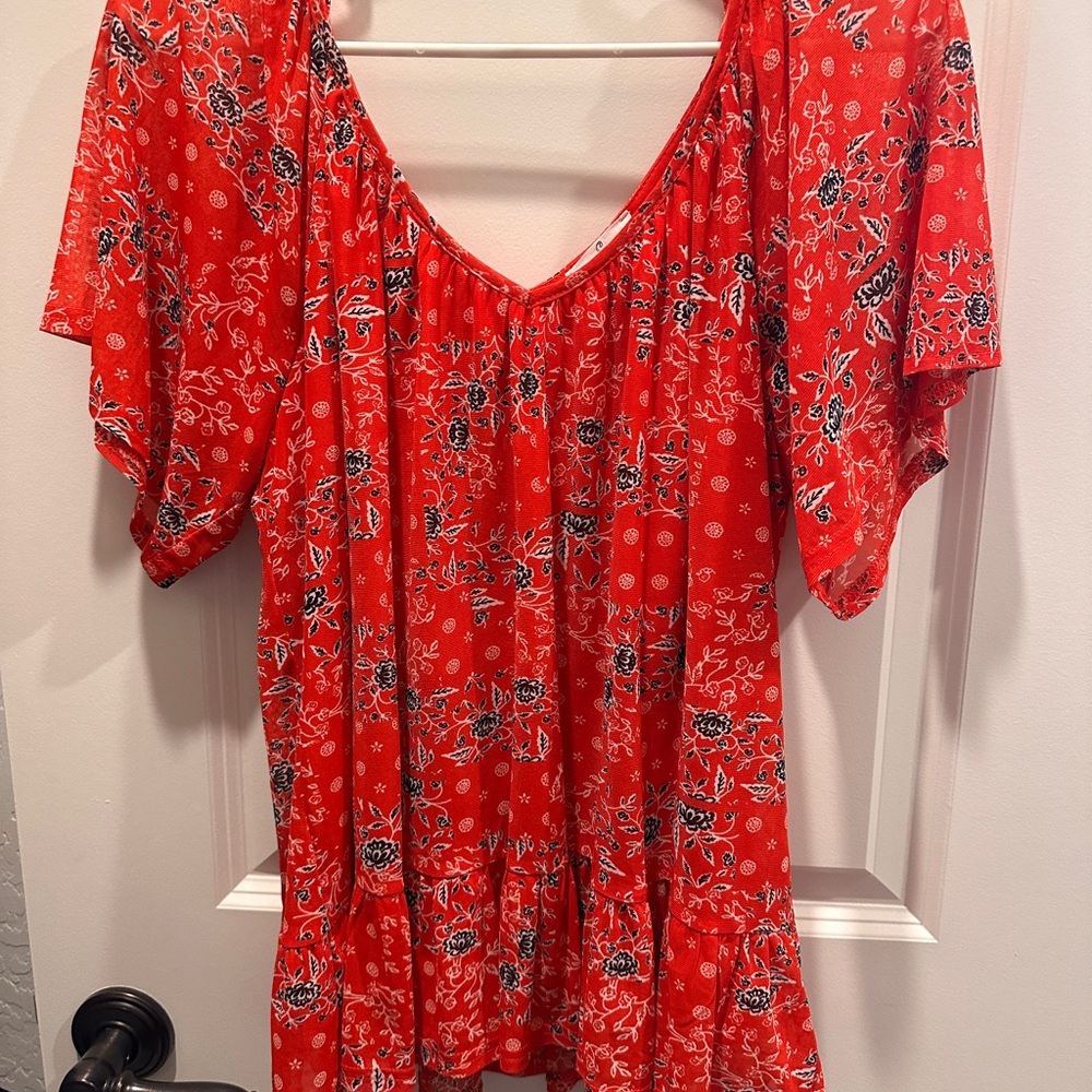Red Blouse